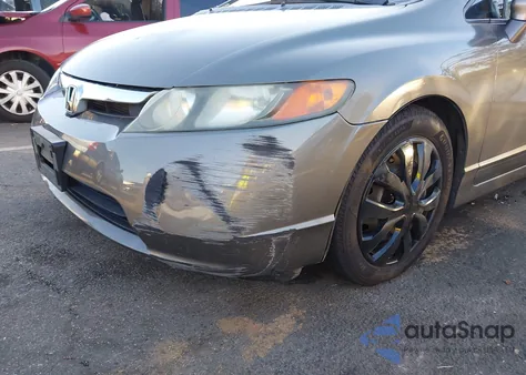 2008 Honda Civic Lx z USA, uszkodzony, nr VIN 2HGFA16548H306496